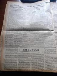 Ulus Gazetesi - Turkish Newspaper - 3 Sonteşrin ( Kasım)  1937 - program nutuk yazan Falih Rıfkı Atay Başmakale - Antakya'da Cumhuriyet Bayramı çok heyecanlı gösterilerle kutlandı fotoğraflar - Başvekil Celal Bayar'ın teşekkürleri - Ankara'nın modern garı Fotoğrafı - mareşal Fevzi çakmak Şirketi Hayriyeyi takdir etti - Filistin'de Tuğyanlar yüzünden elli aile açıkta kaldı - Frankocular bir gemiyi serbest bıraktılar - Bir sürgün yazan Yakup Kadri Karaosmanoğlu Yazı Dizisi - Sivas'ın istikbalini Cumhuriyet hazırlıyor yazan Nasuhi Baydar - Radyo ve sinema - Türk spor kurumu dergisi - bu sene Anadolu'da halk türküleri derlendi - mütehassıs amele yetiştireceğiz - pasaport harçları ucuzluyor - Ankara garının gişeleri Fotoğrafı - Fon Ribbentrop gene roma'ya gidiyor - Eden diyor ki yabancılar karışmasaydı İspanya'da harp şimdiye kadar biterdi - Edirne köy eğitmenler kursu Fotoğrafı - Manisa modern bir şehir oluyor - Ödemiş otomatik telefona kavuştu - resmi ilanlar - Sefalin ağrı kesici