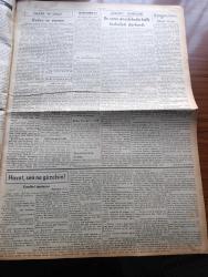 Ulus Gazetesi - Turkish Newspaper - 3 Sonteşrin ( Kasım)  1937 - program nutuk yazan Falih Rıfkı Atay Başmakale - Antakya'da Cumhuriyet Bayramı çok heyecanlı gösterilerle kutlandı fotoğraflar - Başvekil Celal Bayar'ın teşekkürleri - Ankara'nın modern garı Fotoğrafı - mareşal Fevzi çakmak Şirketi Hayriyeyi takdir etti - Filistin'de Tuğyanlar yüzünden elli aile açıkta kaldı - Frankocular bir gemiyi serbest bıraktılar - Bir sürgün yazan Yakup Kadri Karaosmanoğlu Yazı Dizisi - Sivas'ın istikbalini Cumhuriyet hazırlıyor yazan Nasuhi Baydar - Radyo ve sinema - Türk spor kurumu dergisi - bu sene Anadolu'da halk türküleri derlendi - mütehassıs amele yetiştireceğiz - pasaport harçları ucuzluyor - Ankara garının gişeleri Fotoğrafı - Fon Ribbentrop gene roma'ya gidiyor - Eden diyor ki yabancılar karışmasaydı İspanya'da harp şimdiye kadar biterdi - Edirne köy eğitmenler kursu Fotoğrafı - Manisa modern bir şehir oluyor - Ödemiş otomatik telefona kavuştu - resmi ilanlar - Sefalin ağrı kesici