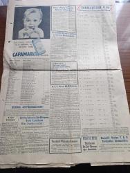 Yeni İstanbul Gazetesi - Turkish Newspaper - 28 Kasım 1955 - soysuzlaşma yazan Habib Edip Törehan Başmakale - Amerikan Sovyet iktisadi rekabeti arttı - Rus tehdidi ve Tahran - Rus liderleri Nikita Kruşçef Ve Mareşal Bulganin yeni delhide Mahatma Gandhi'nin küllerinin bulunduğu Samadiyi ziyaretten önce ayakkabıları çıkarttılar Fotoğrafı - Başvekil Adnan Menderes tarafından kabul edilen Rum Ortodoks kilisesi ileri gelenleri Park otel'den çıkarlarken Fotoğrafı - Adnan Menderes otomobille Dün Ankara'ya döndü - elektrikli tren seferleri yine başlayamıyor - küçük yaşımdan beri çocuk felcine müptela olan 14 yaşındaki İtalyan ressam Bruno Carati Fotoğrafı - yeni İstanbul'un hikayesi yolculuk yazan Mehmet Davaz Yazı Dizisi - pazartesi konuşmaları yazan Halide Edip Adıvar - Filarmoni Derneği On Yaşında - 1954 dünya güzeli Jacqueline Beer evlendi - Kunuri Savaşı'nın 5. Yıldönümü - deliorman yazan General Hamdi Gürsoy Yazı Dizisi - Anadolu abideleri yazan Aziz Ogan -  Beşiktaş Vefa berabere kaldı