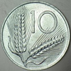 İTALYA 10 LİRET 1955 ÇİLALTI.