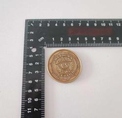 Retro  US American Legion Vietnam The Wall Bronze Token Madalya  Amerika