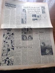 Haber Gazetesi - Turkish Newspaper - 23 Mayıs 1964 - seçim düellosu başladı - Turhan Feyzioğlu'nun Adalet Partililerin başına bela gelecek demesi tehdit olarak algılandı - Hülya Koçyiğit Ediz Hun ile evleniyor Fotoğrafı - Türkan Şoray fotoğraf - kaleci Varol Ürkmez Suzan Avcı ile maç akşamı evlenecek Fotoğrafı - telefon talepleri karşılanıyor - İstanbul belediye reisi Haşim İşcan'la meclisin arası gerginleşti Fotoğrafı - Ertuğrul Adalı - Ete boykot destekleniyor - Aynur Yetkin İkinci bir Fatma Girik olması için filmcilerin eline geçmesi lazım Fotoğrafı - Tophanede bir Hamlet yazan Bedrettin Nihat Yazı Dizisi - Elke Sommer hayatımı sırrı ruhumun esrarı bana aittir dedi Fotoğrafı - Boyalı şapka yazan Agatha Christie Yazı Dizisi - Atatürk ve Kazım Karabekir derleyen N. Deliorman Yazı Dizisi - İstanbul sinema rehberi - şampiyon yarın belli olacak - Yarın Fenerbahçe ile prestij maçı yapacak olan Galatasaraylılar kampta görülüyor fotoğraf - Demirsporlu Fikri Elmanın kaburga kemikleri kırıldı