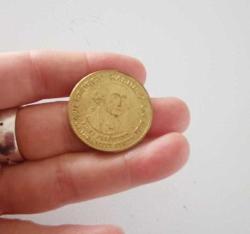 Retro İlk Başkan George Washington 1789-1797 Hatıra Parası  Token Madalya  Amerika