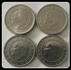 2005-2006-2007-2008 Tarihli 5 YENİ KURUŞ TAM TK. (5 YKrş.) KM#1165 (TCML5/8)