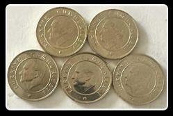 2017-2018-2019-2020-2021 Tarihli 5 KURUŞ TK. (5 Krş.) KM#1240 (TCML17/21)