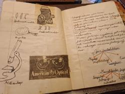 Defter- Işık Lisesi ilk kısım  Tabiat Defteri 1950 - Y üksel Ü.