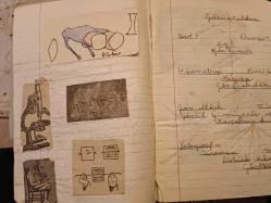 Defter- Işık Lisesi  5. Sınıf Tabiat Defteri 1949 - Aysel Ü.