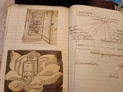 Defter- Işık Lisesi  5. Sınıf Tabiat Defteri 1949 - Aysel Ü.