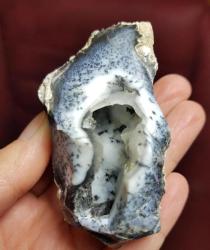 Nadir Merlinit (Dendritik Opal) Jeod – Doğal 3 Boyutlu Ağaç Benzeri Dendritler | Eşsiz Bir Örnek - Ağırlık: 81g - Benzersiz Koleksiyonluk Nadir Parça