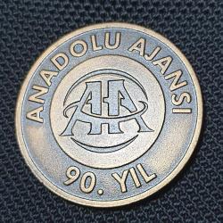 Anadolu Ajansı 90. Yıl Hatıra Madalyon