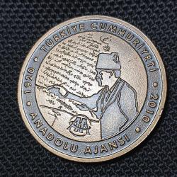 Anadolu Ajansı 90. Yıl Hatıra Madalyon