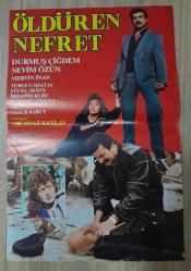 ÖLDÜREN NEFRET SİNEMA FİLM AFİŞİ -  Durmuş Çiğdem 32x49 cm