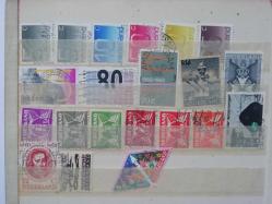 Hollanda 73 farklı damgalı pul