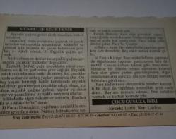 27 Eylül 2006-Orijinal Takvim Yaprağı-Doğum Günü-Söz,Nişan,Nikâh,Düğün ve Önemli Günler Hediyesi-ERAŞ Hizmet Takvimi-Ayet-Hadis(Dünya Turizm Günü)-Mükellef Kime Denir-Çocuğunuza İsim:Lütfü,Lütfiye