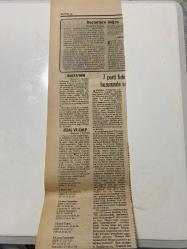 TERCÜMAN GAZETESİ KUPÜRÜ 37 x 11 cm ebatında Tek Yaprak 1980LER - TARİHTEN BUGÜNE İLHAN BARDAKÇI KÖŞE YAZISI -İlhan Bardakçı-Vahdeddin-İsmet Paşa-Rauf Paşa-Bülent Ulusu-Turgut Özal-Necdet Calp-Memduh Yasa-Sunlap-Yasar Yurtsever-tarihten bugüne-ÜÇ AYRI 30 EKİM GÜNÜ-AYNI GÜNDE ÜÇ KADER-TEZATLAR VE TEZATLER-TARİH DURUR Kİ-SEÇİMLERE DOĞRU-RUSYA’NIN-ÖZAL VE CALP-7 PARTİ LİDERİ HUZURUNDA