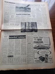Haber Gazetesi - Turkish Newspaper - 16 Mayıs 1964 - haber çıkarken yazan Mehmet Ali Yalçın Başmakale - seçim kampanyası yarın başlayacak - Ragıp Gümüşpala bu sabah geziye çıktı - Adalet Partisi seçim beyannamesi yayınladı - 4 Türk daha kaçırıldı - Vali Niyazi Akı'nın odacısı Hadise çıkardı Fotoğrafı - otel lokanta fiyatları serbest - sıkıyönetim tebliğ yayınladı - Selami İzzet Sedes toprağa verildi - Tophane'de bir Hamlet yazan Bedrettin Nihat Yazı Dizisi - minibüse binenler azalıyor - Koçero yazan Nasri Oktay Yazı Dizisi - beyaz perdemizin enteresan kızı Pervin Par Fotoğrafı - Farah Diba'nın annesi sevinçli Fotoğrafı - Sultan Hamid'in büyük merakı yazan Cemal Yener Yazı Dizisi - Atatürk ve Kazım Karabekir Derleyen N. Deliorman Yazı Dizisi - Boyalı şapka yazan Agatha Christie Yazı Dizisi - küçük artist Ayşecik Zeynep Değirmencioğlu 50 bin lira ödeyecek - Fenerbahçe Onbiri Fotoğrafı - Beşiktaş 6 futbolcusu ile anlaştı - Hakkı Yeten - Beşiktaş ve Fenerbahçe Lefter Küçükandonyadis için