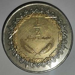 LİBYA  2004   1/2  DİNAR