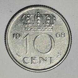 HOLLANDA  1968  10 CENT