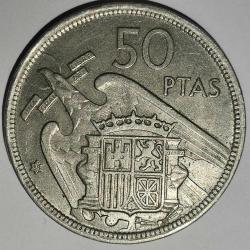 İSPANYA 1957/58     25 PESETA