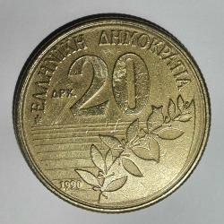 YUNANİSTAN  1990  20 DRAHMİ
