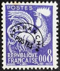 +++ FRANSA HOROZ       1960  00.8 SÜRŞARJLI      - DAMGALI