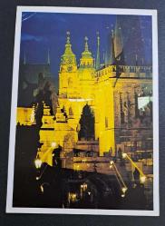 ÇEK CUMHURİYETİ(ÇEKOSLOVAKYA) PRAG ŞEHİR TEMALI POSTADAN GEÇMİŞ KART.