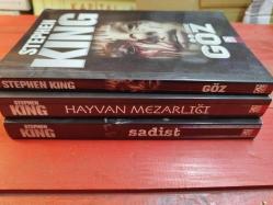 STEPHEN KING 3 KİTAP ( GÖZ - Hayvan Mezarlığı Gecenin Pençesi - Sadist )