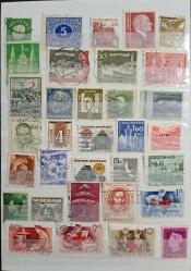 YERLİ-YABANCI KARIŞIK DAMGALI PUL LOTU.