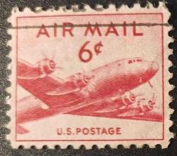 1949 ABD Pulu - US AirMail 6c