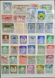 YERLİ-YABANCI KARIŞIK DAMGALI PUL LOTU.