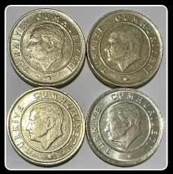 2009-2010-2011-2012 Tarihli 10 KURUŞ TK. (10 Krş.) KM#1241 (TCML9/12)