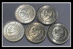 2017-2018-2019-2020-2021 Tarihli 10 KURUŞ TK. (10 Krş.) KM#1241 (TCML17/21)