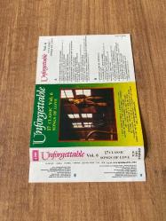 Unforgettable 17 Classic Songs Of Love Volume 6 Kağıt Baskı Kaset