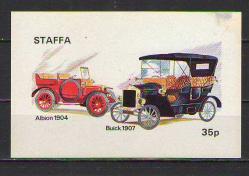 İskoçya - Klasik Otomobiller- İmperfore - MNH - Blok