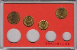 DARPHANE 1989 SİRKÜLASYON PARA SETİ. EKSİK 50-100-500 LİRA VE JETON. KENDİ ORİJİNAL KARTINDA ÇİL.