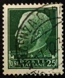 1929 İtalya Pulu - İmparatorluk Serisi 25 C.