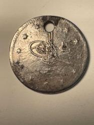 II. Abdülhamit  2 Kuruş 2,2~2,4 gr. Gümüş (0,83 Ayar)