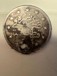 II. Abdülhamit  2 Kuruş 2,2~2,4 gr. Gümüş (0,83 Ayar)