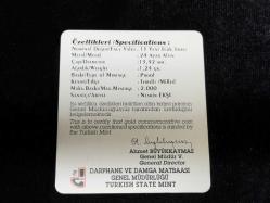 Darphane 2003 Nemrud Altın Hatıra Sikkesi – Proof Baskı (24 Ayar) Sertifikalı