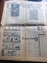 Hareket Gazetesi - Turkish Newspaper - 3 Nisan 1963 - Adalet Partisi temsilciler Meclisi çalışmaya başladı - Ragıp Gümüşpala  istifa etmem bahis konusu değildir diyor - İsmet İnönü CHP grubunda dedi ki karma hükümet kendi kendini savunacak kudrette - 27 Mayıs bayramı mecliste - ispir'de iki bin kişi adliye binasını taşladı - Rauf Denktaş makarios anayasayı bozuyor dedi - Sovyetler Ay'a istasyon yolladı - eski başbakanlardan Recep Peker anıldı - sakız çiğniyoruz yazan Adnan Veli  - İstanbul Ankara Radyosu Programı - Mussolini'yi nasıl kaçırdım anlatan Otto Skorzeny yazı dizisi - boydan boya kırık ayna Yazan Agatha Christie Yazı Dizisi - Tekbir'in dünyası yazan Reşat Ekrem Koçu Yazı Dizisi - müzik yazan Fikri Çiçekoğlu - Barzani'nin temsilcileri Bağdattalar - Galatasaray antrenörü Gündüz Kılıç kendimizi seyirciye alkışlatacağız dedi fotoğraf - İngiltere kral kupası adayı Leicester City - tenis milli takımı bugün kampa giriyor - Ordu takımının kampı 25 Nisan'da tekrar başlıyor