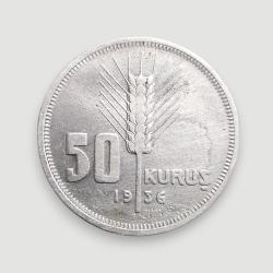 50 kuruş 1936 KM#865