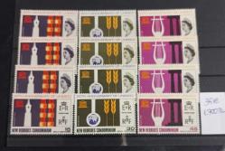 1966 İNGİLİZ SÖMÜRGE PULLARI UNESCO KONULU DAMGASIZ