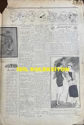 Osmanlıca Akbaba Mizah Dergisi-Gazetesi, Orijinal Dönem Basım, (Ottoman Magazine-Newspaper) - 12 Ekim 1925 - Rumi: 12 Teşrin-i Evvel 1341 - Sayı: 298 - 