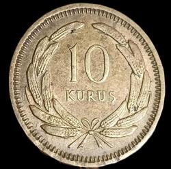 1949 10 Kuruş 2.60gr