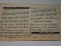 25 Ekim 2006-Orijinal Takvim Yaprağı-Doğum Günü-Söz,Nişan,Nikâh,Düğün ve Önemli Günler Hediyesi-ERAŞ Hizmet Takvimi-Ayet-Hadis(Ramazan Bayramı (3.Gün))-Birleşmiş Milletler Günü-Şaka İle İlgili Güzel Sözler-Çocuğunuza İsim:Melih,Meliha