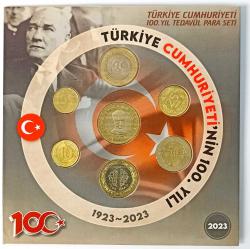 TÜRKİYE CUMHURİYETİ 100.YIL TEDAVÜL PARA SETİ