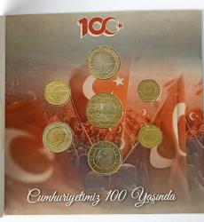 TÜRKİYE CUMHURİYETİ 100.YIL TEDAVÜL PARA SETİ