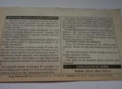 31 Ekim 2006-Orijinal Takvim Yaprağı-Doğum Günü-Söz,Nişan,Nikâh,Düğün ve Önemli Günler Hediyesi-ERAŞ Hizmet Takvimi-Ayet-Hadis(Kahramanmaraş'ta Sütçü İmam'ın Sivil Direnişi Başlatması (1919))-Şişmanlık+Alkol=Yüksek Tansiyon-Geveze Nasıl Olurmuş!-Çocuğunuza İsim:Metin,Melisa