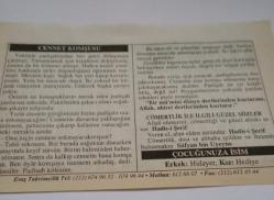 15 Kasım 2006-Orijinal Takvim Yaprağı-Doğum Günü-Söz,Nişan,Nikâh,Düğün ve Önemli Günler Hediyesi-ERAŞ Hizmet Takvimi-Ayet-Hadis(Kuzey Kıbrıs Türk Cumhuriyeti'nin Resmen İlan Edilmesi(1983))-Cennet Komşusu-Cömertlik İle İlgili Sözler-Çocuğunuza İsim:Hidayet,Hediye