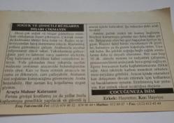 20 Kasım 2006-Orijinal Takvim Yaprağı-Doğum Günü-Söz,Nişan,Nikâh,Düğün ve Önemli Günler Hediyesi-ERAŞ Hizmet Takvimi-Ayet-Hadis(Dünya Çocuk Hakları Günü)-Soğuk ve Şiddetli Rüzgarda Dışarı Çıkmayın-Çocuğunuza İsim:Hayrettin,Hayriye